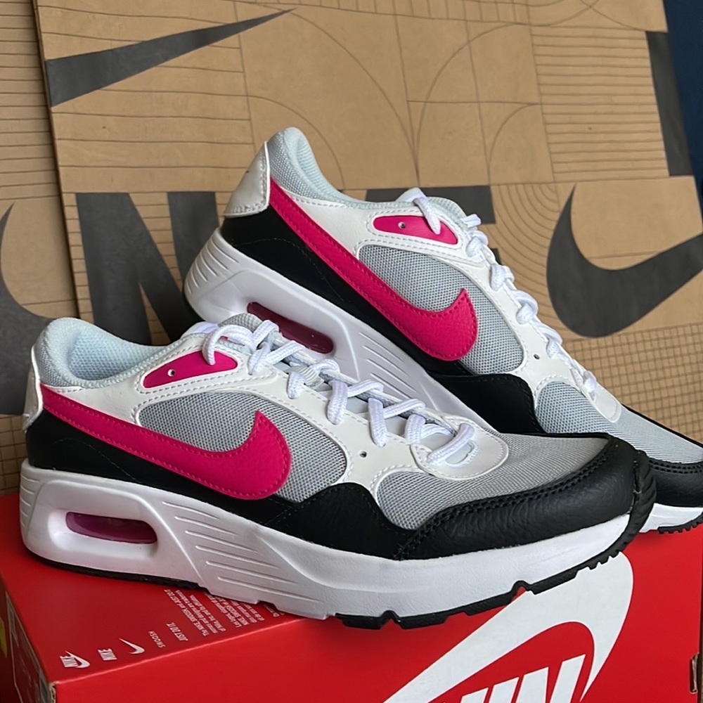 Nike Air Max SC Pure Platinum/White/Of Noir/Pink Prime WMNS sneakers-athletic - Picture 7 of 16